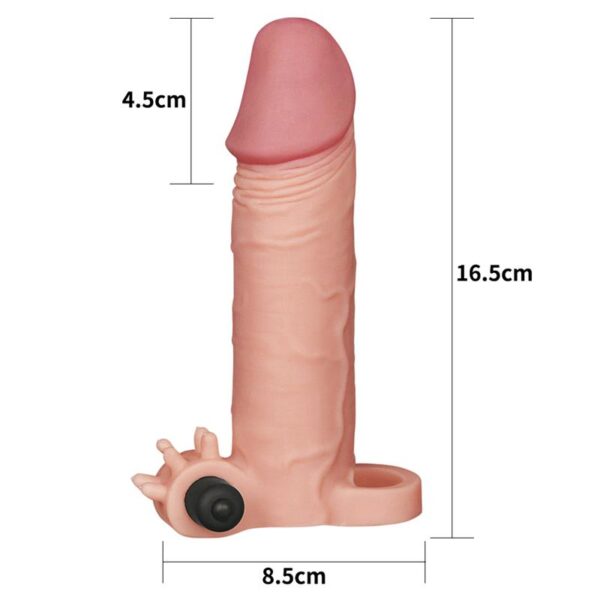 Funda para el Pene con Vibración Add 2 Plesure X Tender Natural - Imagen 5