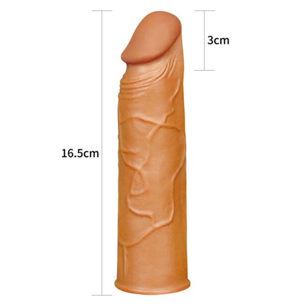 Funda para el Pene Pleasure X Tender Marrn - Imagen 5