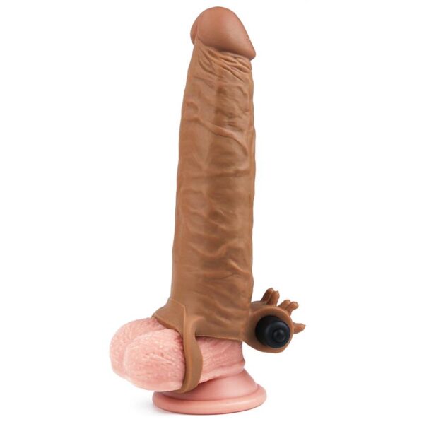 Funda para el Pene Pleasure X-Tender Marron Add 2 - Imagen 3