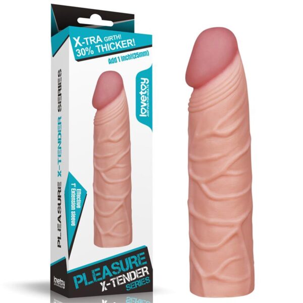 Funda para el Pene Pleasure X Tender Natural - Imagen 6