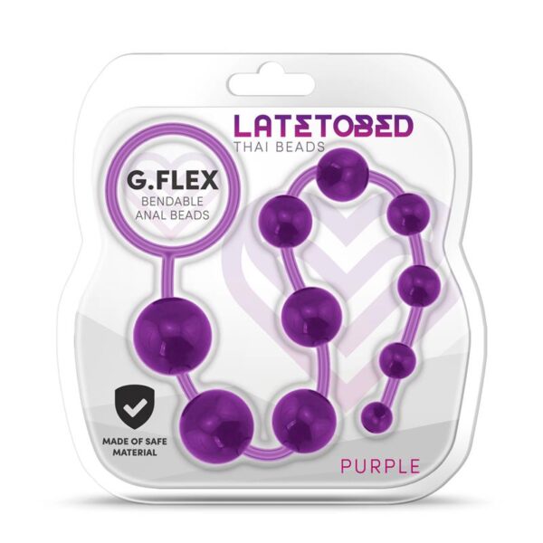 G.Flex Bolas Tailandesas Flexibles Púrpura - Imagen 4