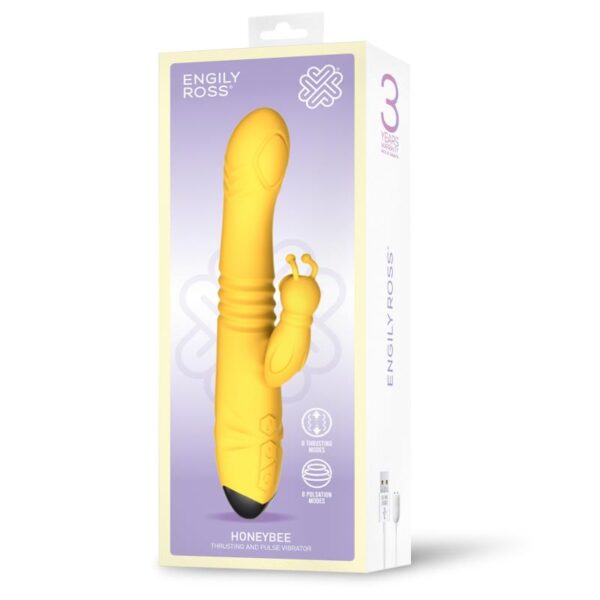 Honeybee Vibrador con Thrusting y Pulsación - Imagen 6