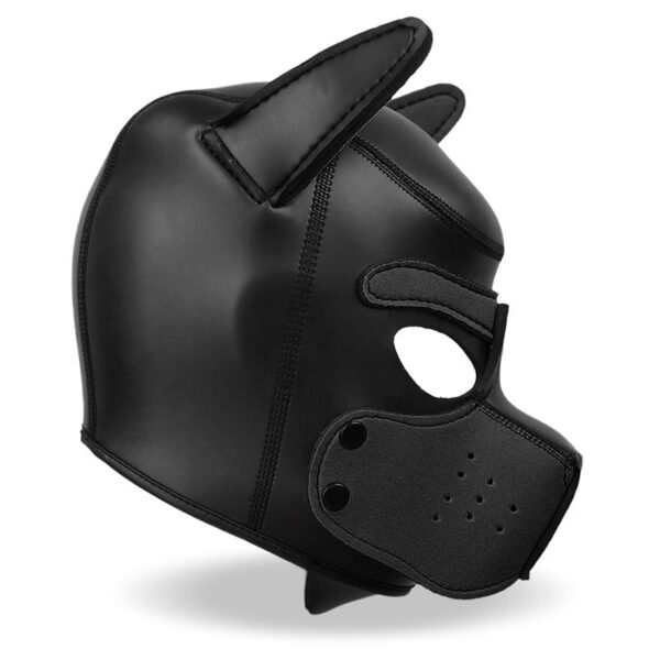 Hound Máscara de Perro Neopreno Hocico Extraìble Negro Talla única - Imagen 4