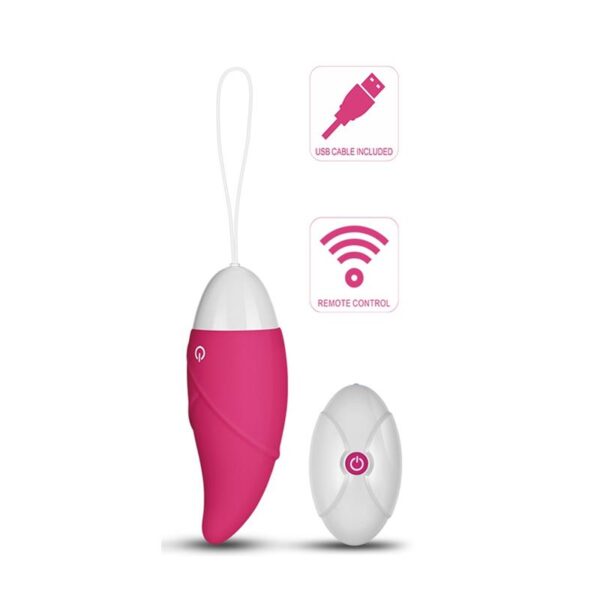 Huevo Vibrador iJoy Control Remoto USB Rosa - Imagen 2