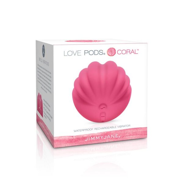 JIMMYJANE Love Pods†Coral Masajeador Impermeable - Imagen 6