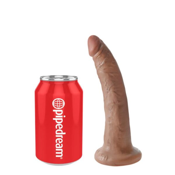 King Cock Pene de 7 - Bronceado - Imagen 3