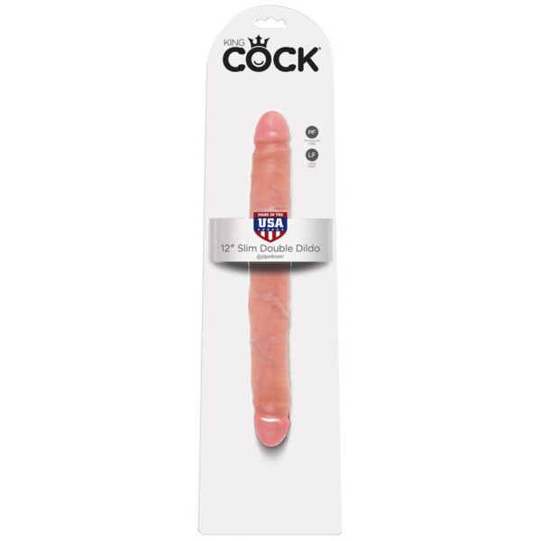 King Cock Pene Doble de 12 - Color Natural - Imagen 2