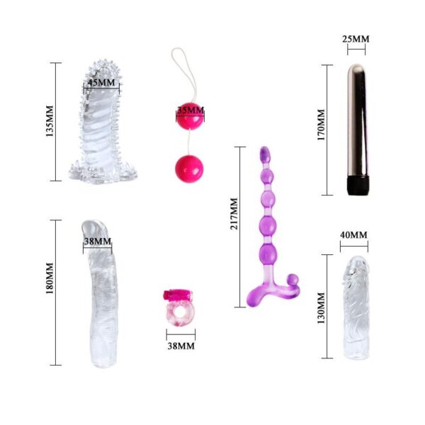 Kit de Vibrador y Fundas para el Pene - Imagen 6