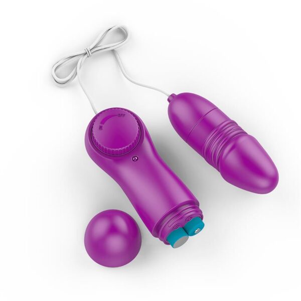 Laary Huevo Vibrador Multi Velocidad Control Remoto Púrpur - Imagen 4