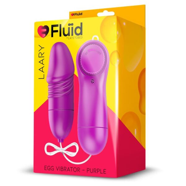 Laary Huevo Vibrador Multi Velocidad Control Remoto Púrpur - Imagen 6