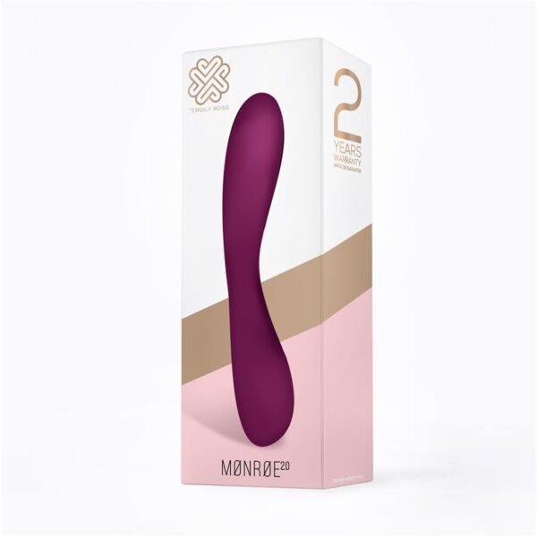 Monroe 2.0 Vibrador Silicona Lquida Inyectada USB Prpura - Imagen 4