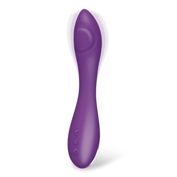 No. Nine Vibrador Punto G Función de Pulsación USB Magnético Silicona - Imagen 4