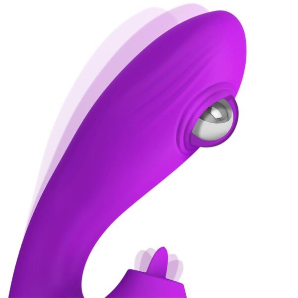 No. TwentyOne Vibrador con Bola Pulsante y Lengua Estimuladora - Imagen 3