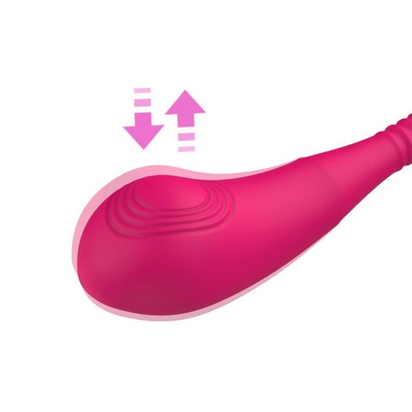 No. TwentyThree Vibrador Doble con Pulsación y Thrusting Flexible 180∫ - Imagen 3