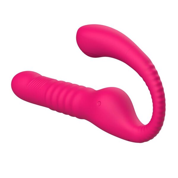 No. TwentyThree Vibrador Doble con Pulsación y Thrusting Flexible 180∫ - Imagen 6