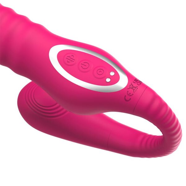 No. TwentyThree Vibrador Doble con Pulsación y Thrusting Flexible 180∫ - Imagen 7