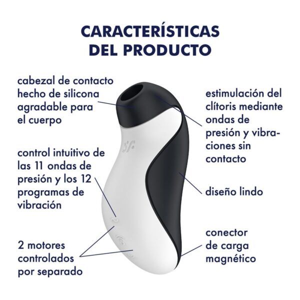 Orca Succionador de Clìtoris Double Air Pulse - Imagen 7