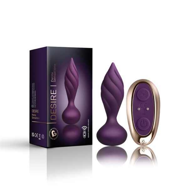 Plug Anal con Control Remoto Petite Sensations Desire Púrpura - Imagen 4