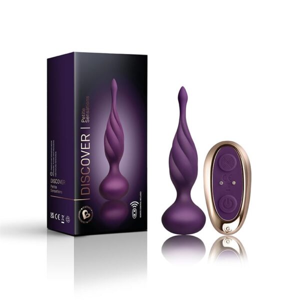 Plug Anal con Control Remoto Petite Sensations Discover Púrpura - Imagen 4