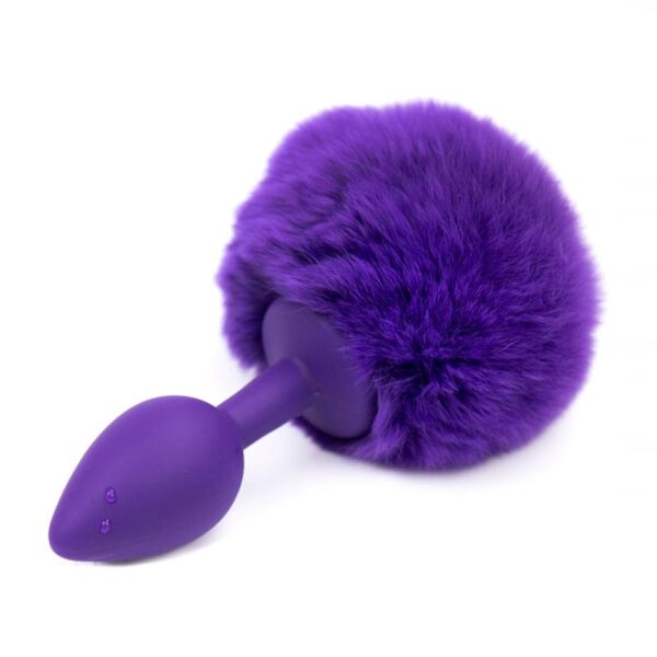 Plug Anal con Pompn Prpura Talla S