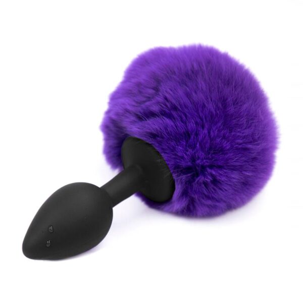 Plug Anal con Pompn Prpura Talla S