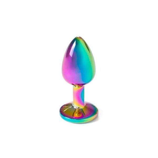 Plug Anal de Metal Rainbow Talla S - Imagen 3