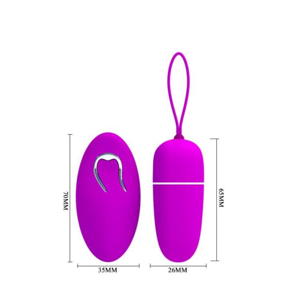 Pretty Love Huevo Vibrador Bradley Color Púrpura - Imagen 4