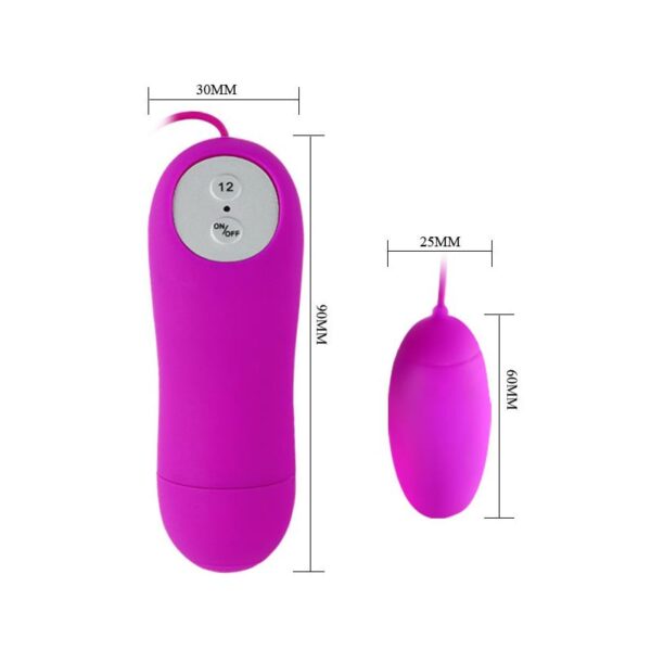 Pretty Love Huevo Vibrador Eunice Color Prpu CL70 - Imagen 5