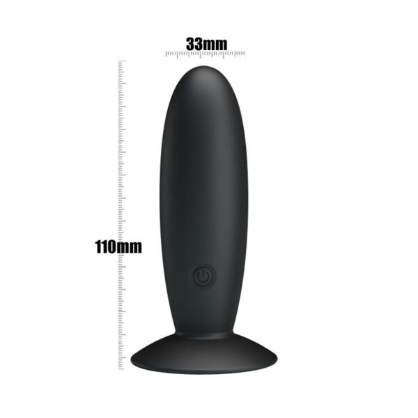 Pretty Love Plug Anal Vibrador Color Negro - Imagen 7