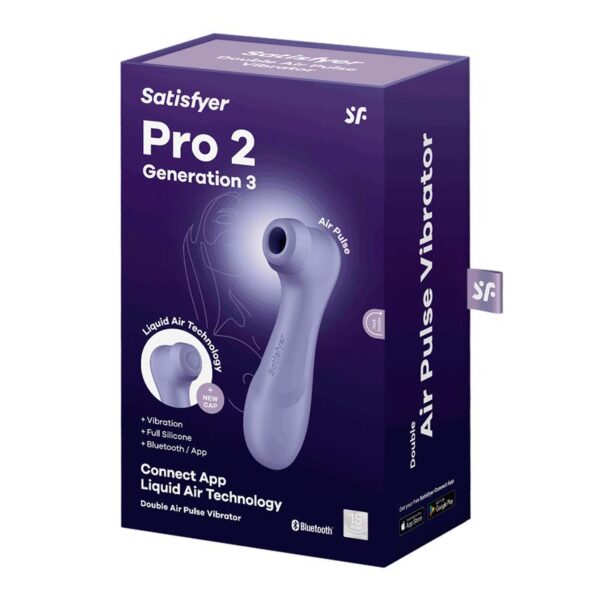 Pro 2 Genera 3 Liquid Air Technology Succión y Vibración APP Connect Lilac - Imagen 6