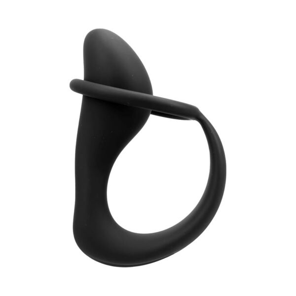 Randal Plug Anal con Anillo para el Pene Silicona Negro - Imagen 7