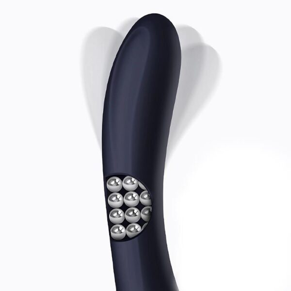 Royalspace Vibrador con Lenguas Estimuladoras y Bolas Internas 360∫ Azul - Imagen 4