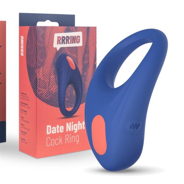 Rring Date Night Anillo para el Pene con Vibración USB Silicona - Imagen 7