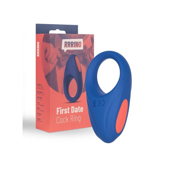 Rring First Date Anillo para el Pene con Vibración USB Silicona - Imagen 7