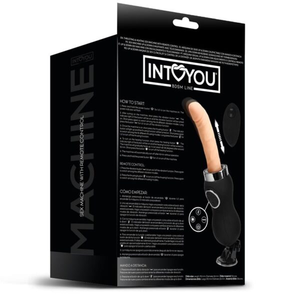 Sex Machine Vibración, Thrusting y Calor Control Remoto USB - Imagen 6