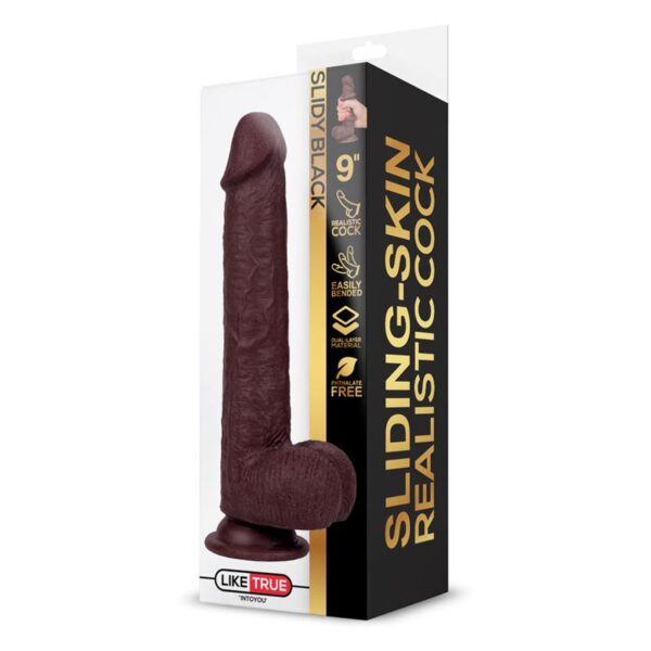 Slidy Dildo Realista Dual Layer Retrctil y Orientable 9 - Imagen 4