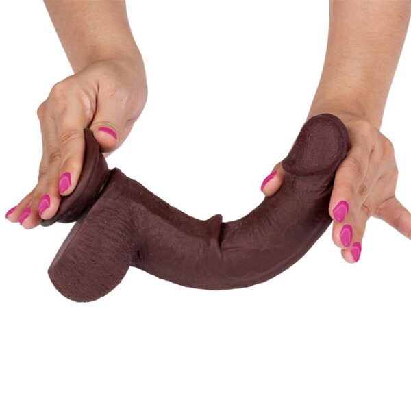 Slidy Dildo Realista Dual Layer Retrctil y Orientable 9 - Imagen 5