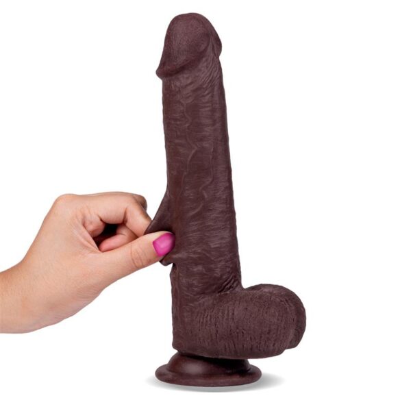 Slidy Dildo Realista Dual Layer Retrctil y Orientable 9 - Imagen 6