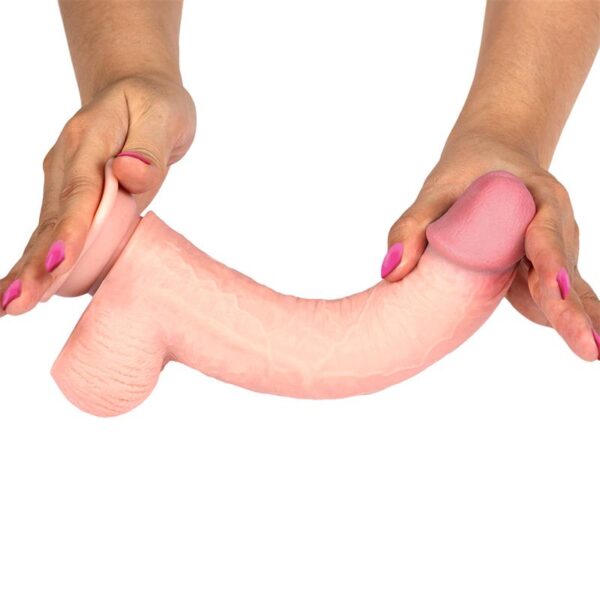 Slidy Dildo Realista Dual Layer Retráctil y Orientable 9 - Imagen 5