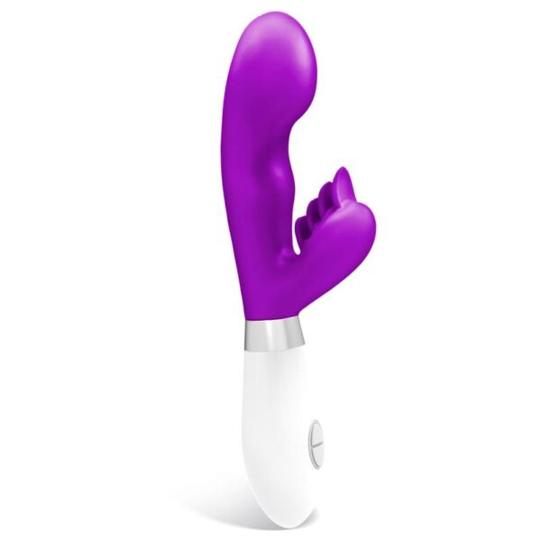 Sliper Vibrador Conejito Silicona Púrpura - Imagen 4