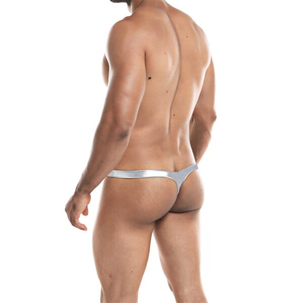 Tanga con Push Up Provocative Plateado Skai - Imagen 2