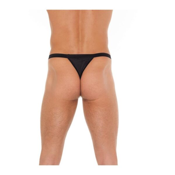 Tanga Negro Talla única - Imagen 2