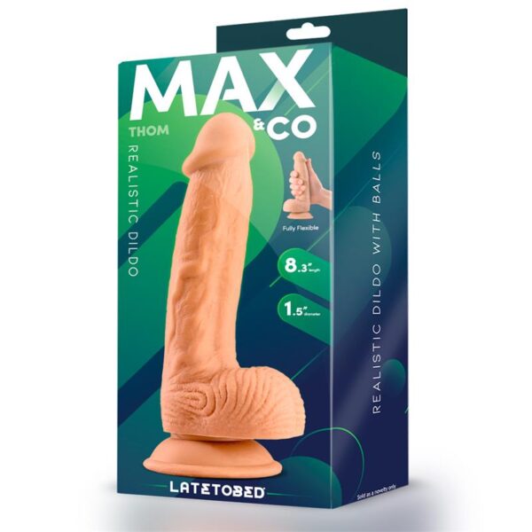 Thom Dildo Realista con Testìculos Natural 8.3 - Imagen 4