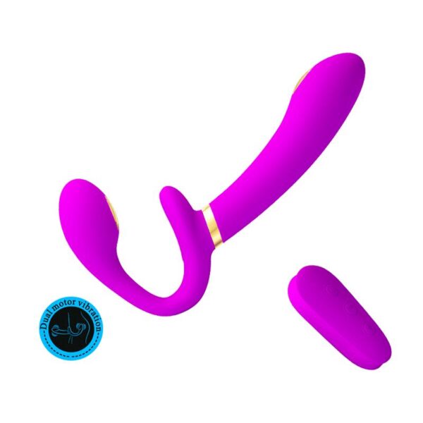 Thunderbird Vibrador para Parejas sin Arnés con Control Remoto - Imagen 4