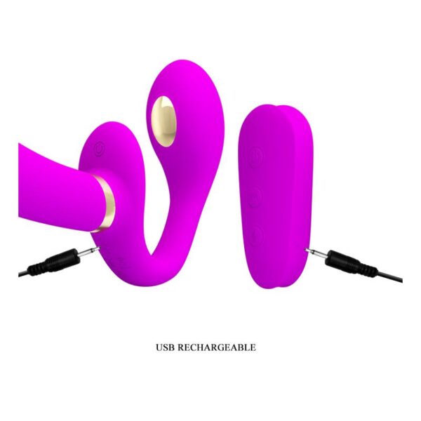 Thunderbird Vibrador para Parejas sin Arnés con Control Remoto - Imagen 5