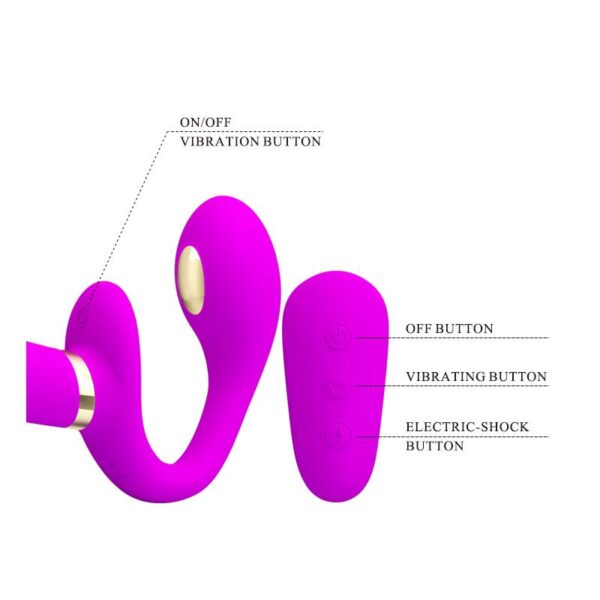 Thunderbird Vibrador para Parejas sin Arnés con Control Remoto - Imagen 6