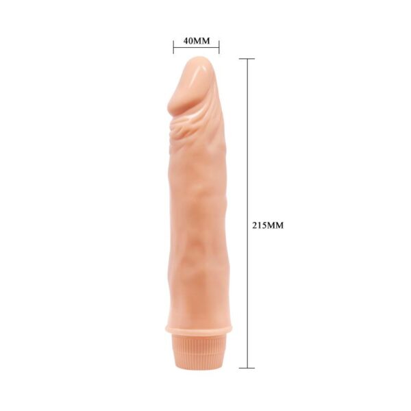 Vibrador Color Natural 21.5 cm - Imagen 4