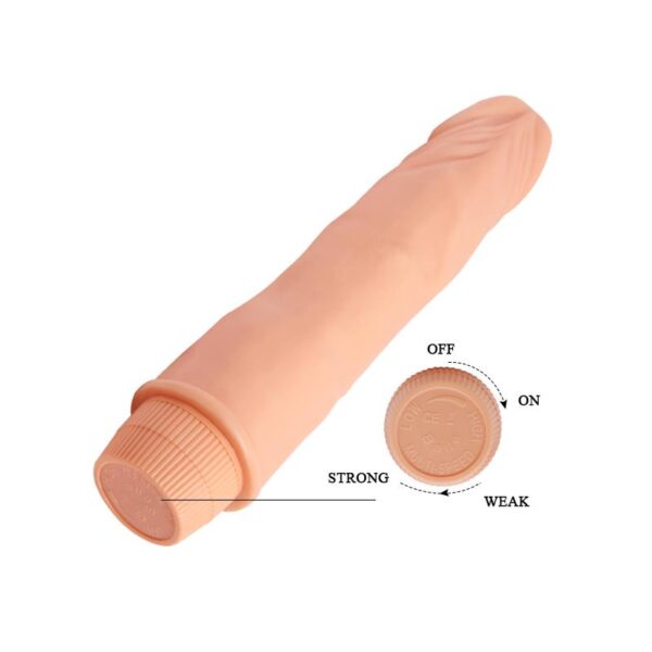 Vibrador Color Natural 21.5 cm - Imagen 5