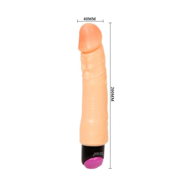 Vibrador Color Natural 25 cm - Imagen 5