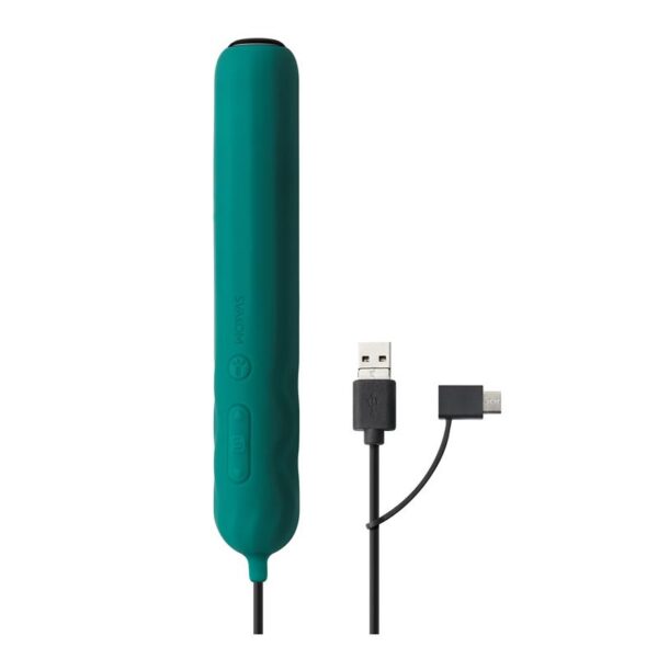 Vibrador con Cámara y Cable Siime Plus Camera Verde Esmeralda